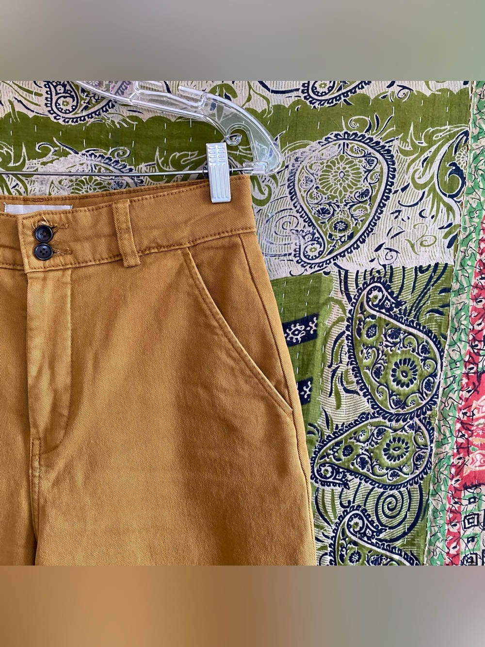 Everlane Tapenade The Organic Wide Leg Crop 2.0 Pants Size 6 Buyer Favorite - Picture 4 of 16